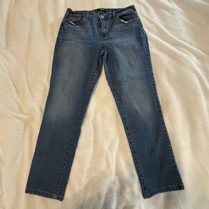 Nine West Grammercy Skinny Ankle Blue Jeans